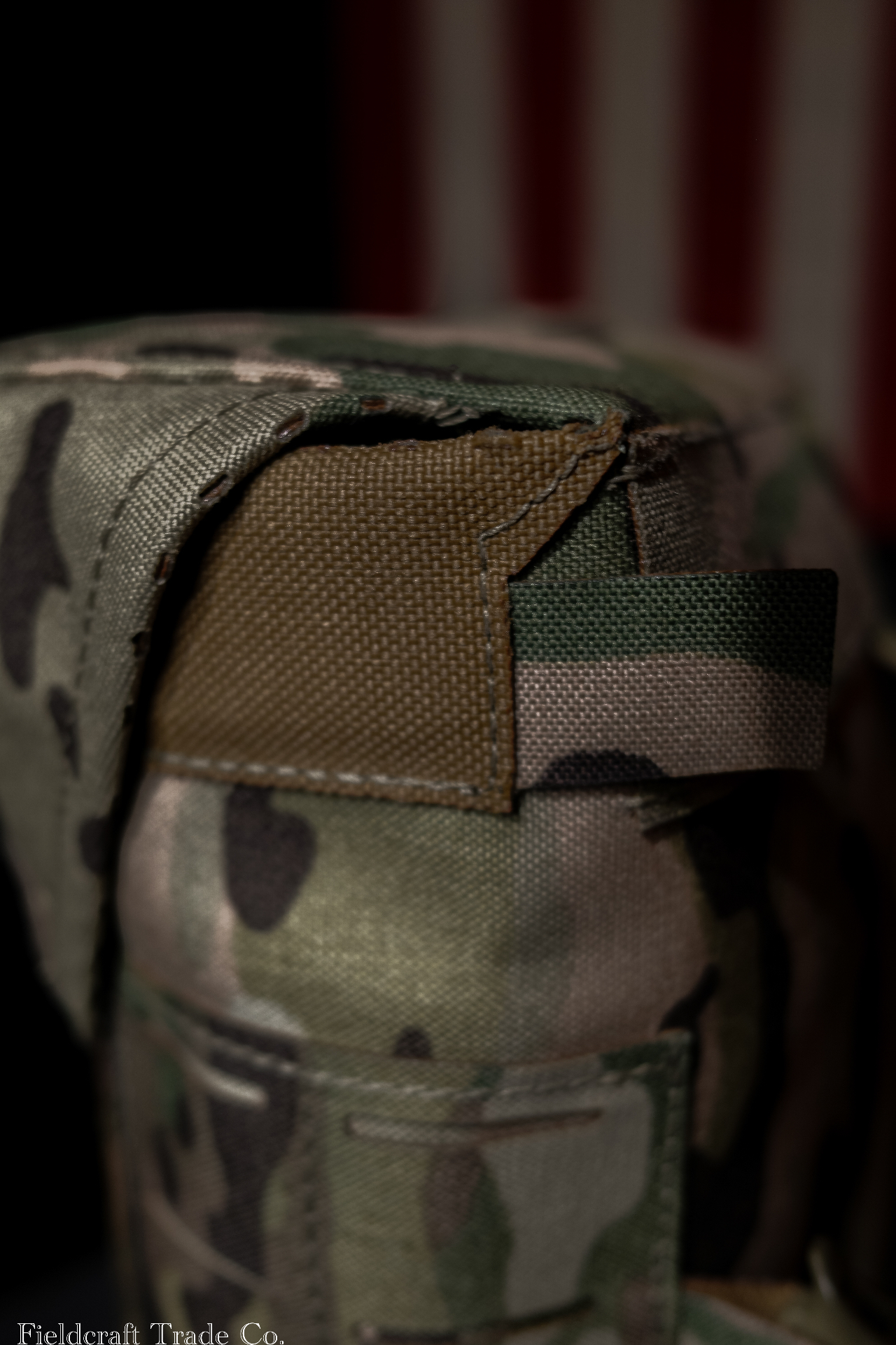 Bonded nylon stitching detail